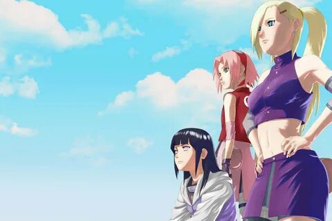Naruto Girls - Sakura and Hinata Hyuga Wallpaper for Sony Xp