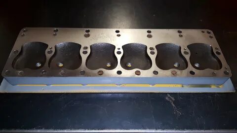 1949 Plymouth Flathead Inline Six Cylinder Engine Head Clean