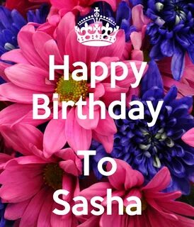 Happy Birthday To Sasha Poster poo Keep Calm-o-Matic
