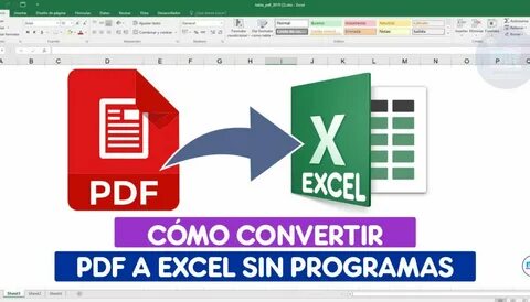 Convertir PDF To Excel