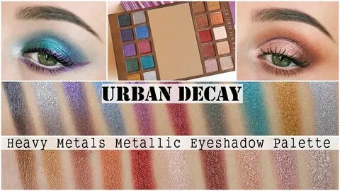 Urban Decay Heavy Metals Metallic Eyeshadow Palette REVIEW +