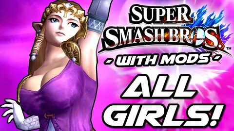 Super Smash Bros ALL MODDED GIRLS vs Intense Adventure Mode 