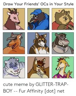 Draw Your Friends' OCs in Your Style Cute Meme by GLITTER-TR