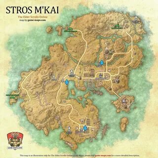 Stros M'Kai Map - The Elder Scrolls Online (ESO)