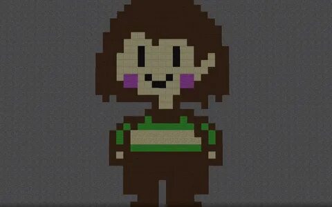 Chara Pixel Art Minecraft - GIF on Imgur