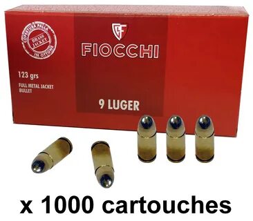 FIOCCHI cal.9mm PARA FMJ /1000 - Armurerie Lavaux