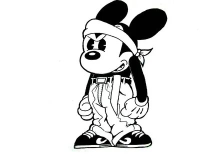 Graffiti Gangster Mickey Mouse - Фото база