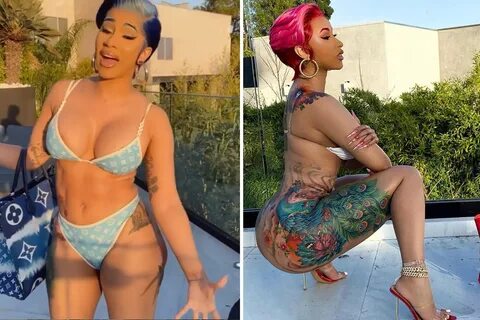 Cardi B fires back at body shamers who claim she's editing p