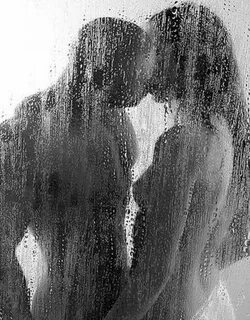 Wet, tentative kisses. Soon wet, soapy, hungry kisses. Oh My