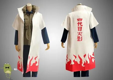 4th Hokage Minato Namikaze Coat Cloak Cosplay Cost