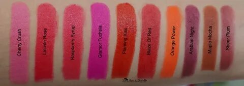 L’Oreal Color Riche Moist Matte Lipstick Swatches & Price in