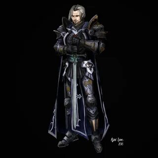 ArtStation - Aedan halt, Aasimar Paladin of Torm.