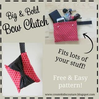 Create Kids Couture: Big & Bold Bow Clutch