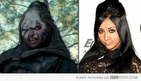 Look alike: Snooki and Half-orc LMAO I found this researchin