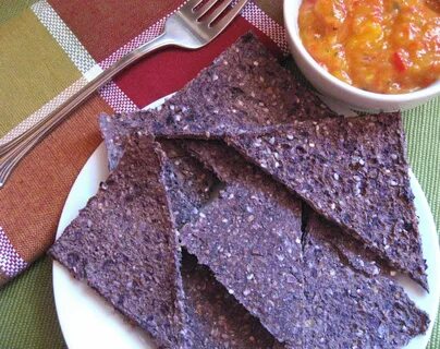 Purple Corn Chips recipe at Gone Raw Purple corn, Corn chips