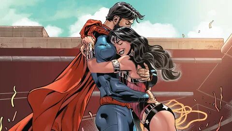 Bearded Superman gets a hug from wonder woman.jpg " MyConfin