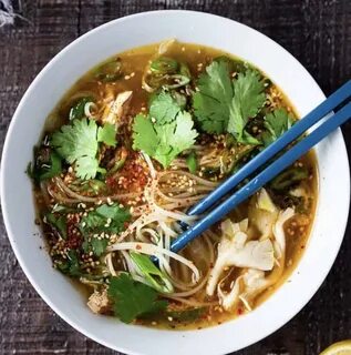 Chicken Noodle Soup with Asian Flavours - The Health Emporiu