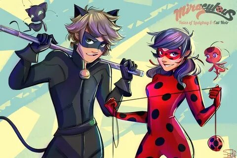Book Girl: Art of the Day: Cat Noir and Ladybug