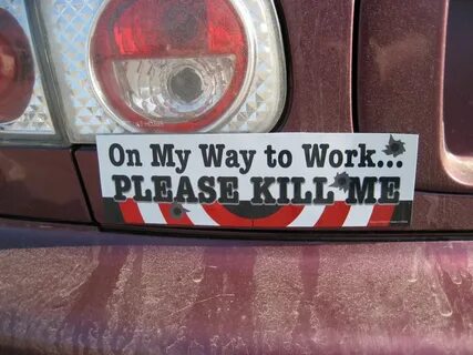 The 36 Best Funny Bumper Stickers Of All Time