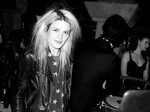 Alison Mosshart from The Kills DJing at Teddy's, Hollywood. 