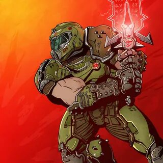 DOOM Eternal Fan art Geek art, Character art, Doom