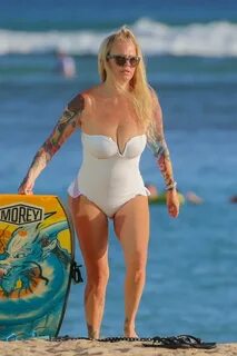 JENNA JAMESON in Swimsuit on the Beach in Hawaii 06/30/2019 