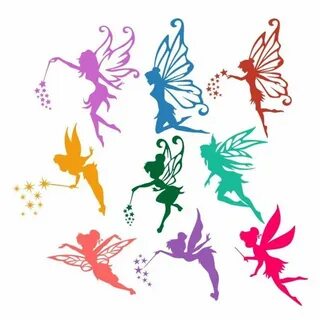 Flying Fairy Cuttable Design PNG DXF SVG & eps File for Etsy