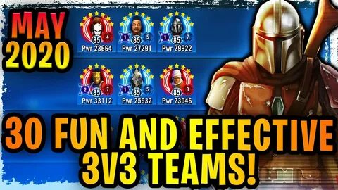 Top 30 Fun and Effective 3v3 Grand Arena Teams - May 2020 - 