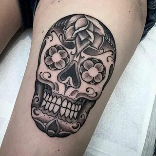 Thigh Chicano Skull Tattoo Best Tattoo Ideas Gallery