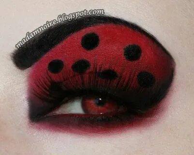 Ladybug Animal makeup, Lady bug makeup, Face painting hallow