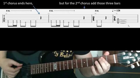 Metallica Blackened tab & lesson part 1 intro verse chorus b