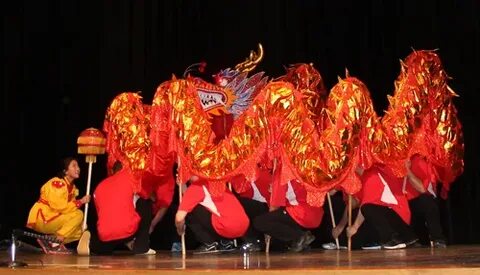 Dragon Dance at Traveling the Silk Road opening at Cleveland