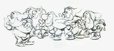 Seven Dwarfs Sketch at PaintingValley.com Explore collection