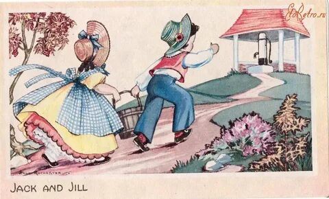 Джек и Джилл - Разное Ретро открытки - ЭтоРетро.ru - старые 