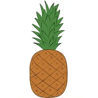 How to Draw a Pineapple - Easy Drawing Art