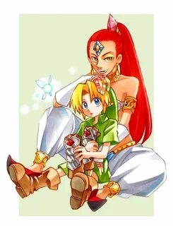 Nabooru & young Link Legend of zelda, Zelda art, Ocarina of 