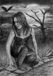 Nocturnal: Original detailed pencil drawing by Dean Sidwell.