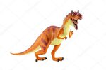 Momma Dino dinosarus rex figure toy isolated on white. - Sto