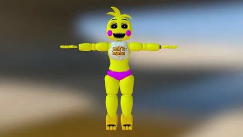 Toy Chica (With No Beak) - Download Free 3D model by 999angr