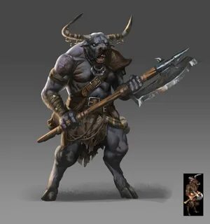 ArtStation - HoMM3 Remake : Minotaur, Mark Tarrisse Dungeons