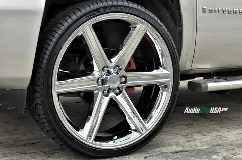 26" IROC Wheels 6 with Chrome Rims Lexani Tires 2011 Chvrole