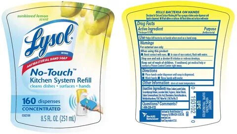 Lysol (by Reckitt Benckiser LLC)