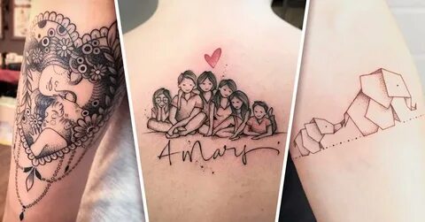 24 Tatuajes para madres que quieren plasmar amor a sus hijos