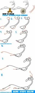 How to Draw Road Runner from Looney Tunes Using Spinning Fid