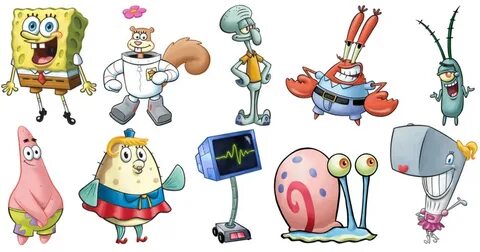 Spongebob Characters by Voice (Clips) Quiz - By cemn