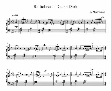 Nude By Radiohead Radiohead - Digital Sheet Music For