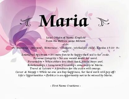 Maria name meaning Nomes De Crianças, Nomes Com Significado, Nomes Bonitos ...