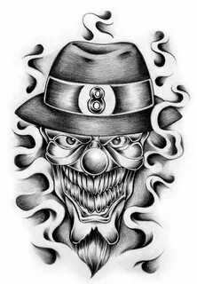 Pin by Jeremy Aizen on Chicano tattoos Clown tattoo, Tattoo 