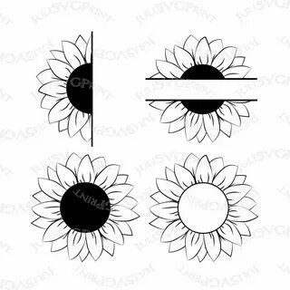 Sunflower Svg Sunflower Outline Svg Sunflower Logo SVG Sunfl
