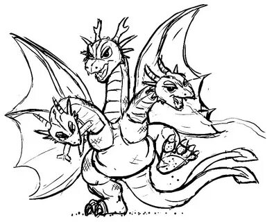 Printable Ghidorah Coloring Pages - Coloring Cool